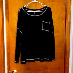 Womens long sleeve shirt 2xl black